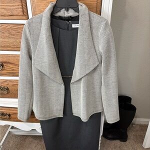 Ark & Co Gray Herringbone Blazer